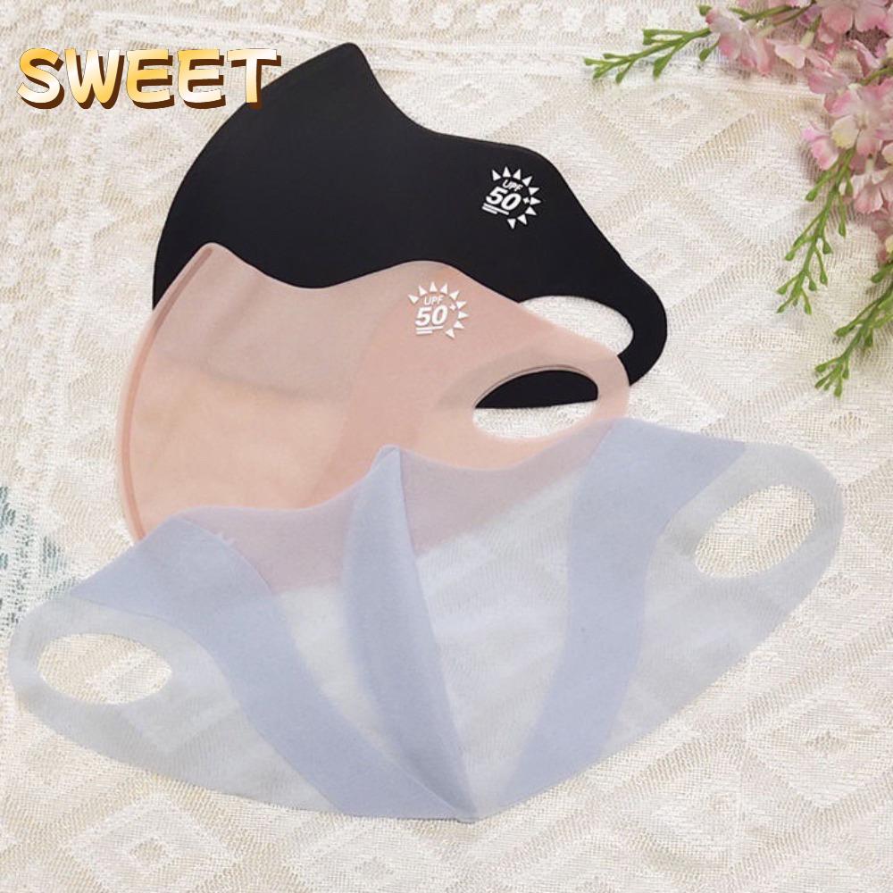 Cloth Face Mask Washable - Máscara parasol de seda de hielo
