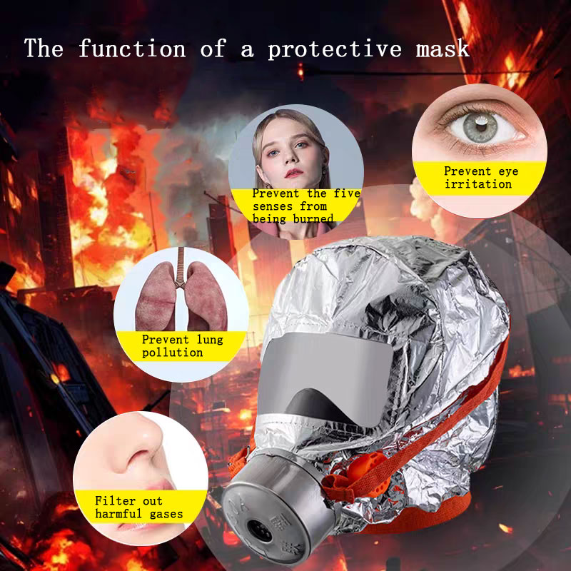 Kn95 Respirator Mask - Máscara de Escape de Emergencia con