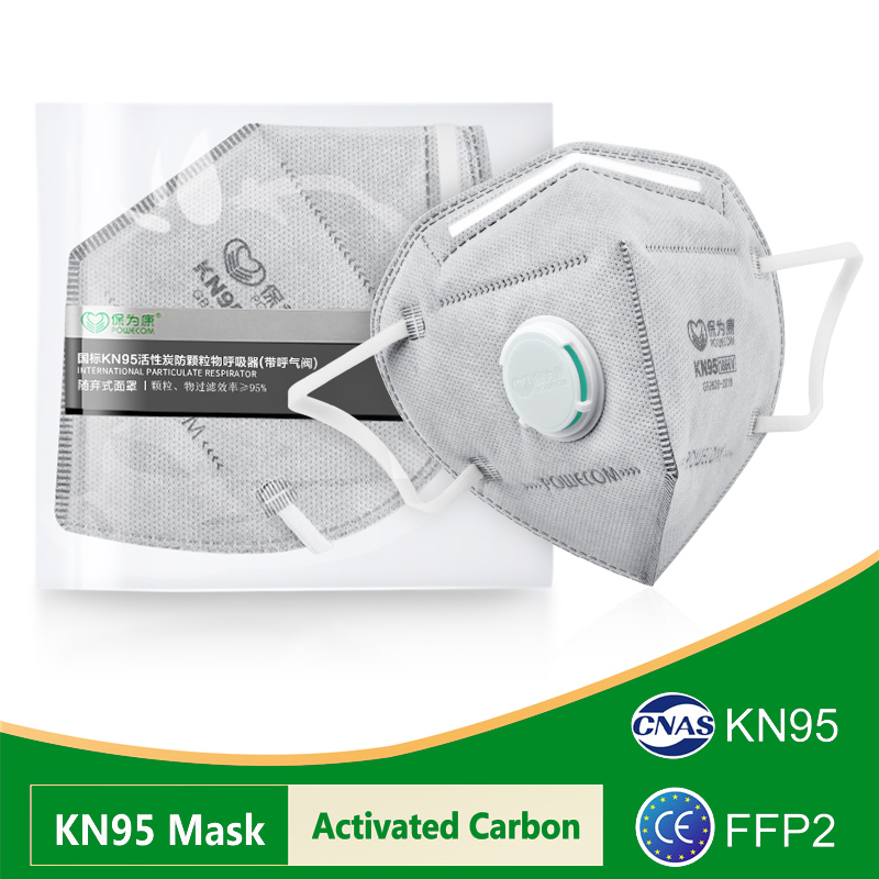 Cloth Face Mask Washable - Mascarillas POWECOM KN95 con Carbón Activado,