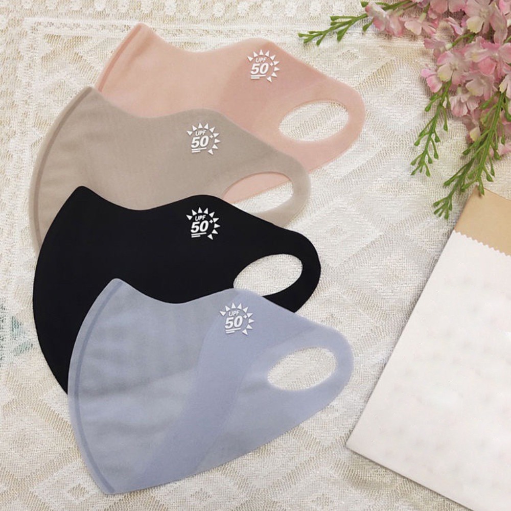 Máscara parasol de seda de hie - Cloth Face Mask Washable reseña y precio