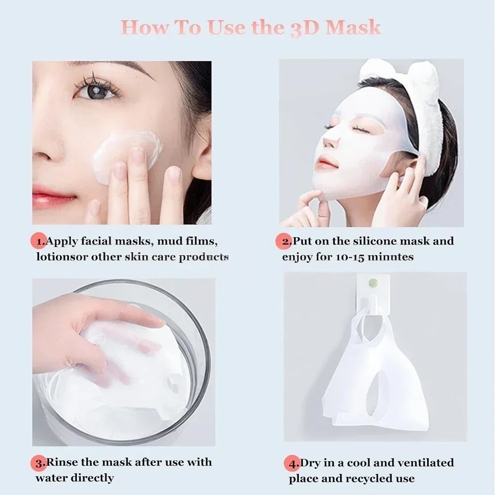 1/2 Uds 3D reutilizable suaviz - Silicone Mask Bracket reseña y precio