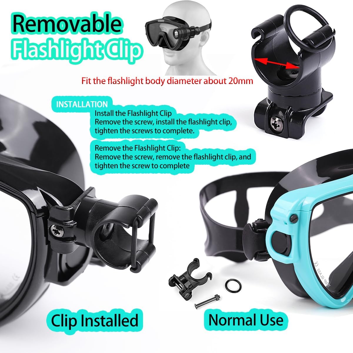 Máscara de Buceo con Soporte p - Silicone Mask Bracket reseña y precio
